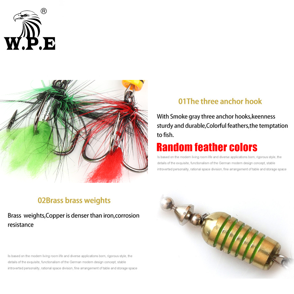 W.P.E KOMODO Spinner Lure 2pcs - Fishing Lure Spinnerbait recension och pris