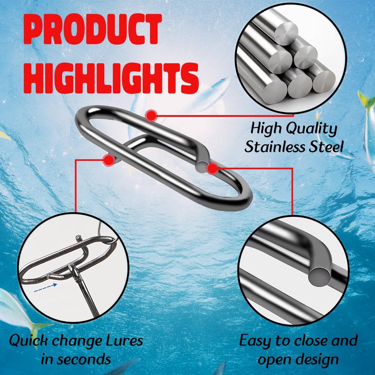 9KM Fishing Snap Kit 110pcs Po - Fishing Lure Accessories recension och pris