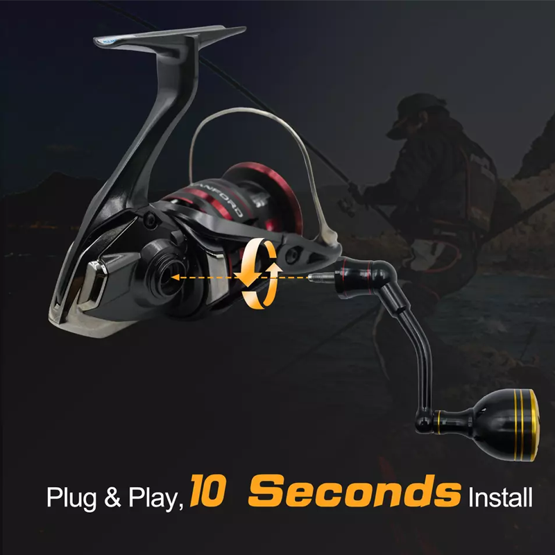 63mmPower Handle for Shimano S - Daiwa Reel Bg recension och pris