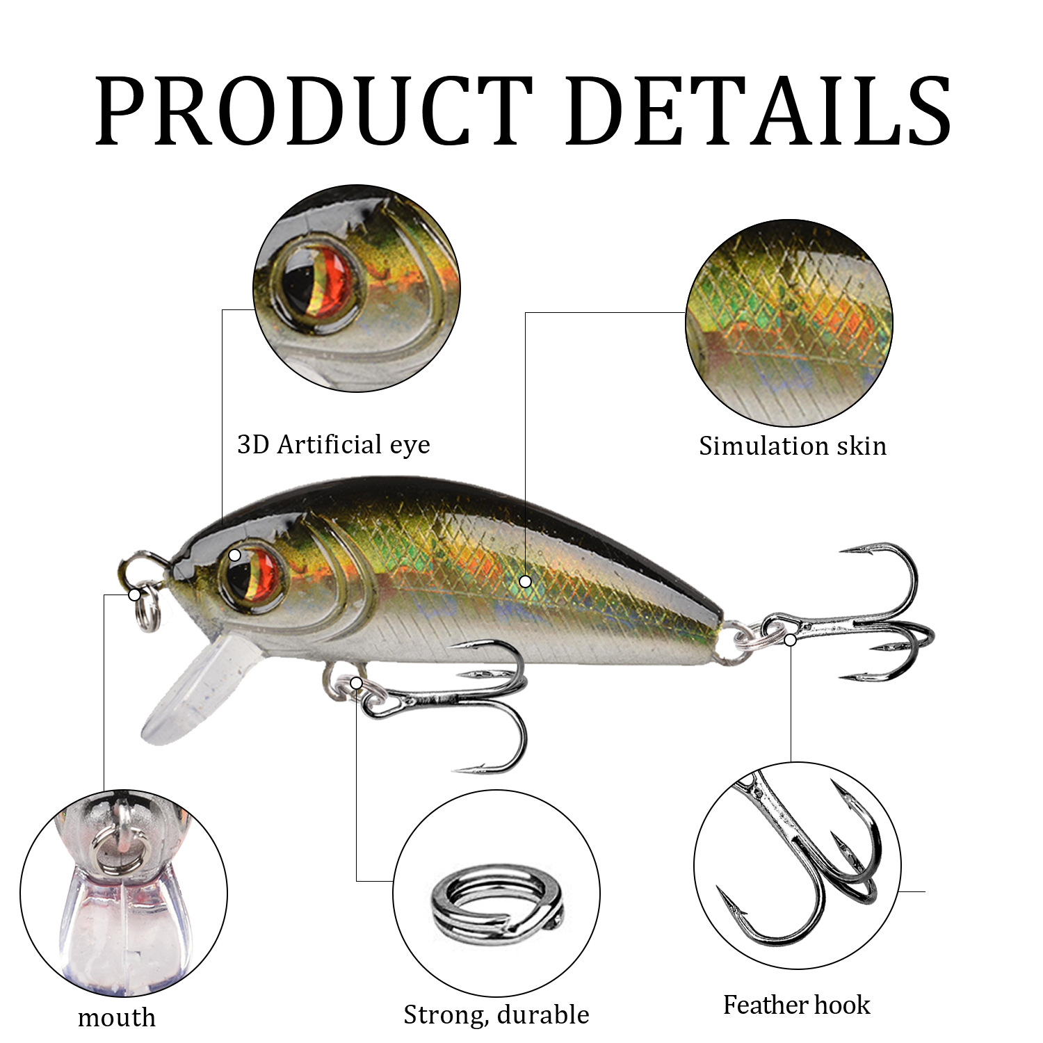1pc Japan Hot Model Minnow Fis - Fishing Lure Jerkbait recension och pris